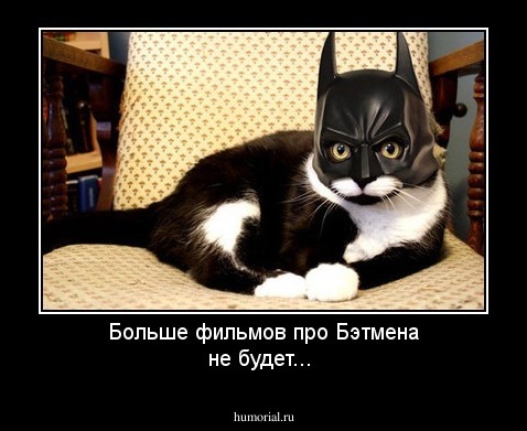 Больше фильмов про Бэтмена не будет...
