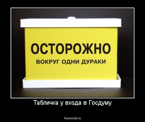 Табличка у входа в Госдуму