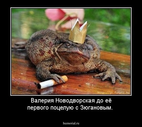 Валерия Новодворская до её первого поцелую с Зюгановым.