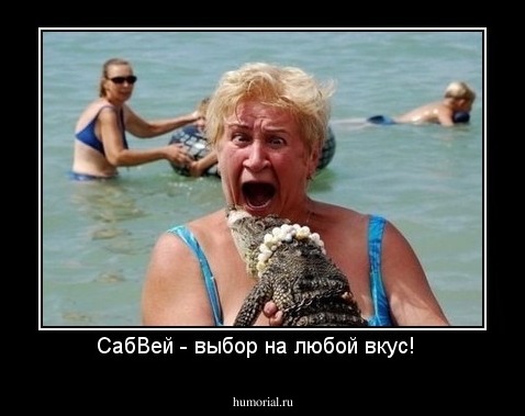 СабВей - выбор на любой вкус!  