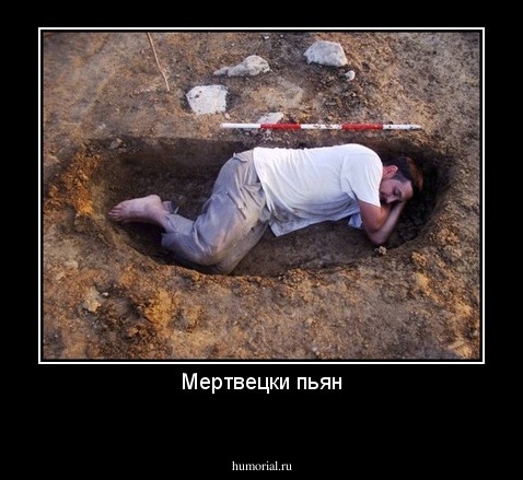 Мертвецки пьян
