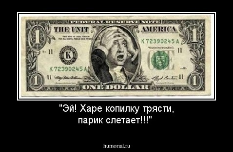 "Эй!  Харе  копилку трясти, парик слетает!!!"