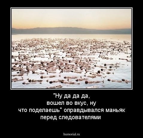  "Ну да да да, вошел во вкус, ну что поделаешь" оправдывался маньяк перед следователями
