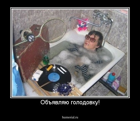 Объявляю голодовку!