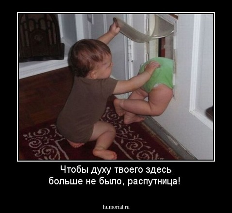 Чтобы духу твоего здесь больше не было, распутница!