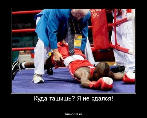 Куда тащишь? Я не сдался!