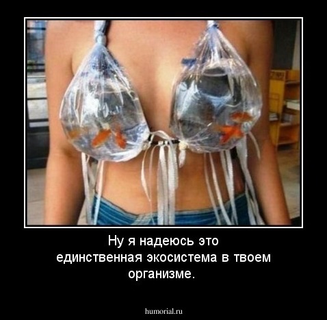 Ну я надеюсь это единственная экосистема в твоем организме.