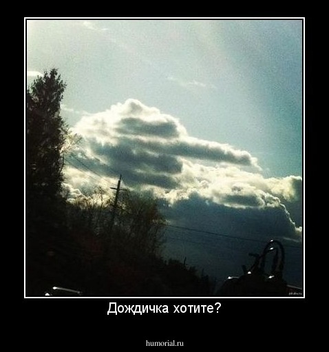 Дождичка хотите?