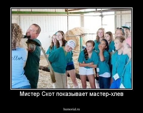 Мистер Скот показывает мастер-хлев
