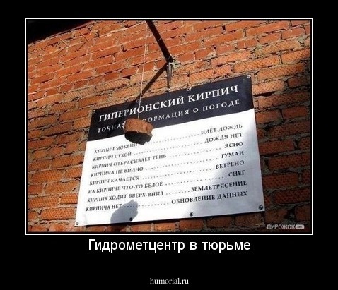 Гидрометцентр в тюрьме