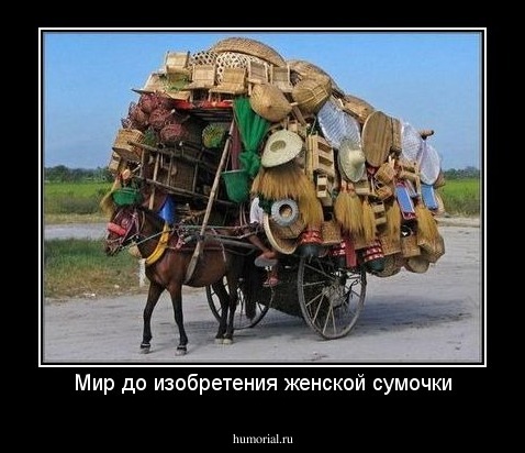 Мир до изобретения женской сумочки
