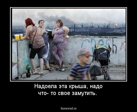 Надоела эта крыша, надо что- то свое замутить.