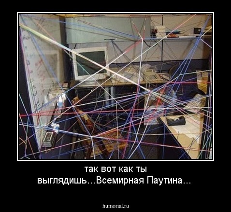 так вот как ты выглядишь...Всемирная Паутина...