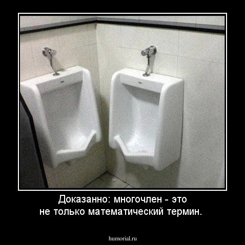 Доказанно: многочлен - это не только математический термин.
