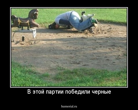 В этой партии победили черные
