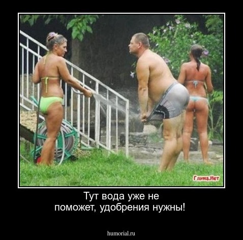 Тут вода уже не поможет, удобрения нужны!
