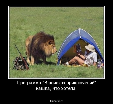 Программа "В поисках приключений" нашла, что хотела