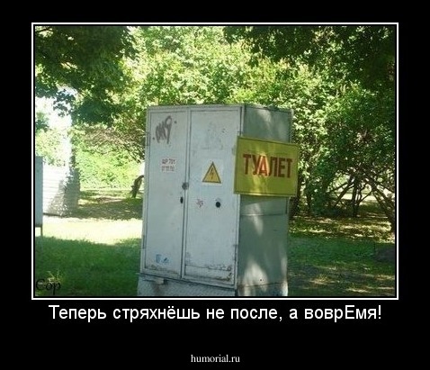 Теперь стряхнёшь не после, а воврЕмя!
