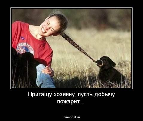 Притащу хозяину, пусть добычу пожарит...