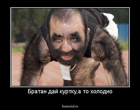 Братан дай куртку,а то холодно