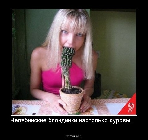Челябинские блондинки настолько суровы...