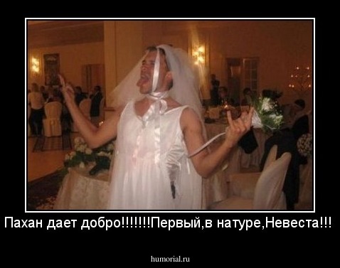 Пахан дает добро!!!!!!!Первый,в натуре,Невеста!!!