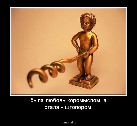 была любовь коромыслом, а стала - штопором