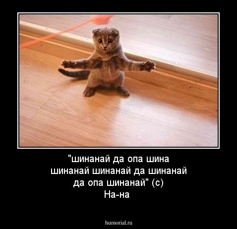 "шинанай да опа 
шина шинанай 
шинанай 
да шинанай 
да опа шинанай" (c) На-на