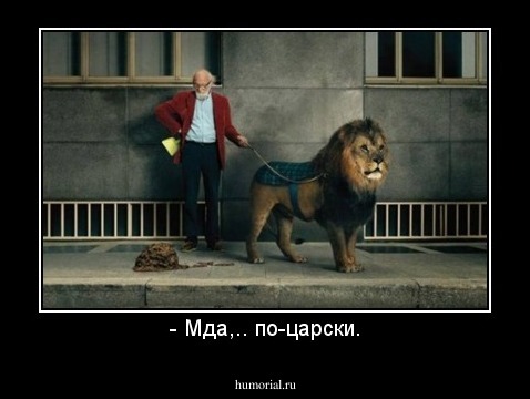 - Мда,.. по-царски.