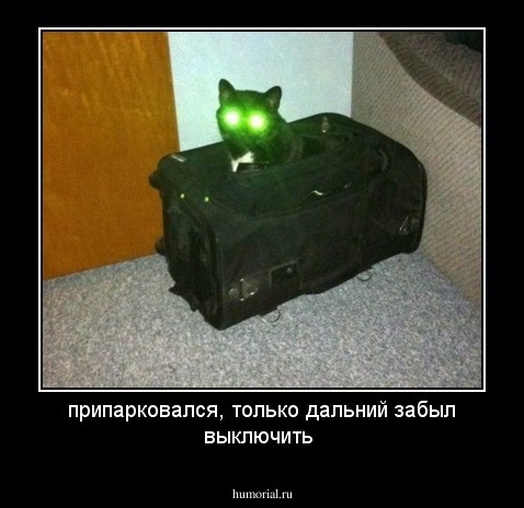 припарковался, только дальний забыл выключить