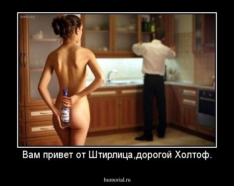 Вам привет от Штирлица,дорогой Холтоф.