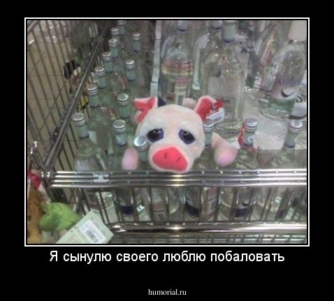 Я сынулю своего люблю побаловать