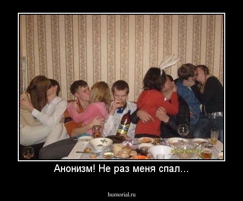 Анонизм! Не раз меня спал...
