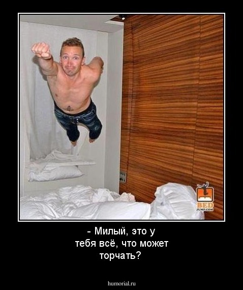 - Милый, это у тебя всё, что может торчать?