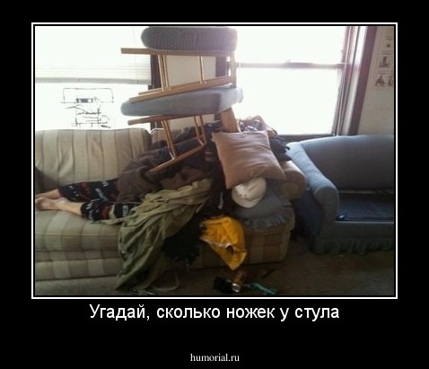 Угадай, сколько ножек у стула