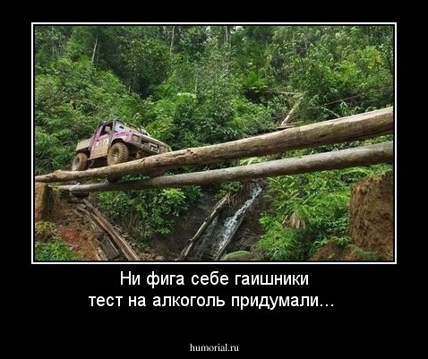 Ни фига себе гаишники тест на алкоголь придумали...