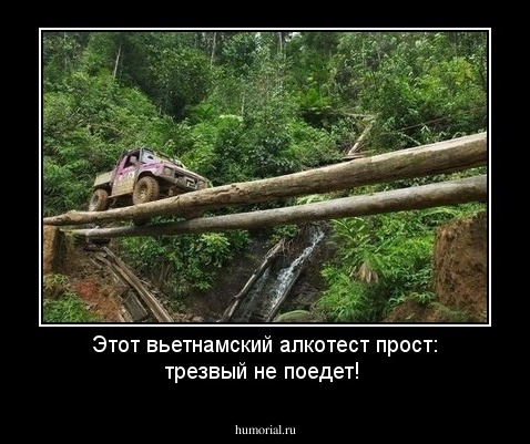 Этот вьетнамский алкотест прост: трезвый не поедет!