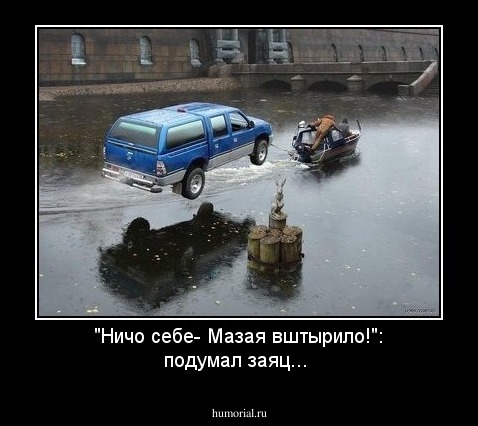 "Ничо себе- Мазая вштырило!": подумал заяц...