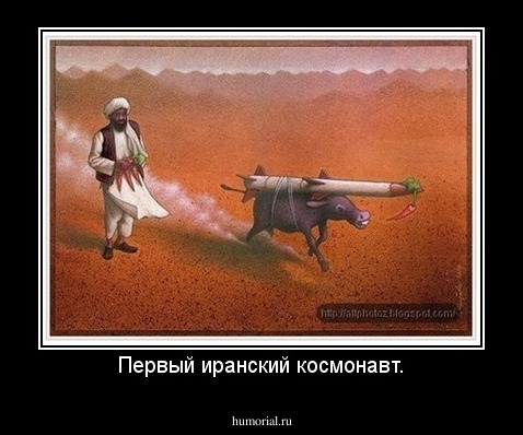Первый иранский космонавт.