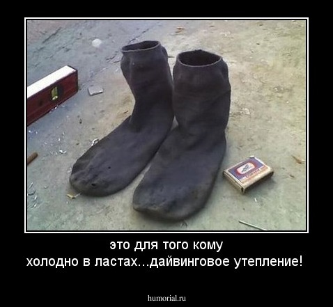 это для того кому холодно в ластах...дайвинговое утепление!