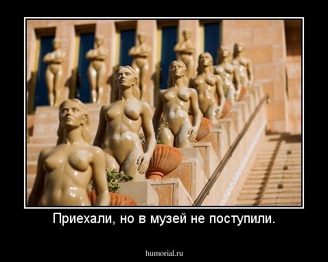 Приехали, но в музей не поступили.