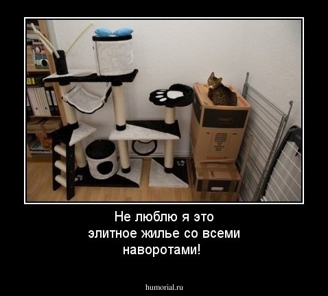 Не люблю я это элитное жилье со всеми наворотами!