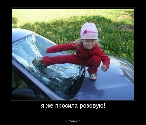 я же просила розовую!