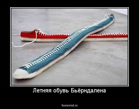 Летняя обувь Бьёрндалена