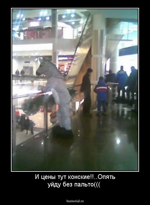 И цены тут конские!!..Опять уйду без пальто(((