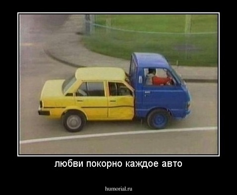 любви покорно каждое авто