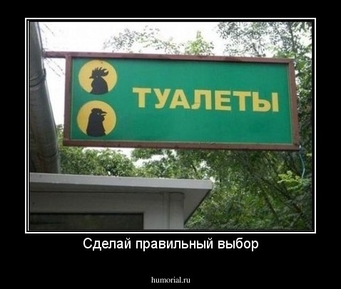 Сделай правильный выбор