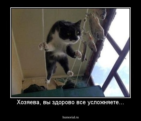 Хозяева, вы здорово все усложняете...