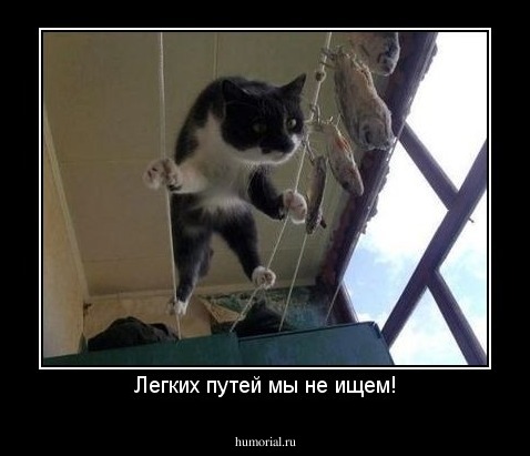 Легких путей мы не ищем!