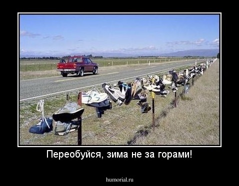 Переобуйся, зима не за горами!